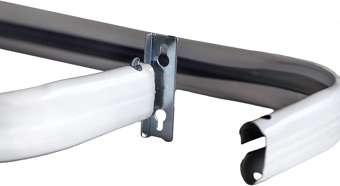 Yafa Home Fashion Heavy Duty Single Standard Adjustable Curtain Rod Hardware - Image 2