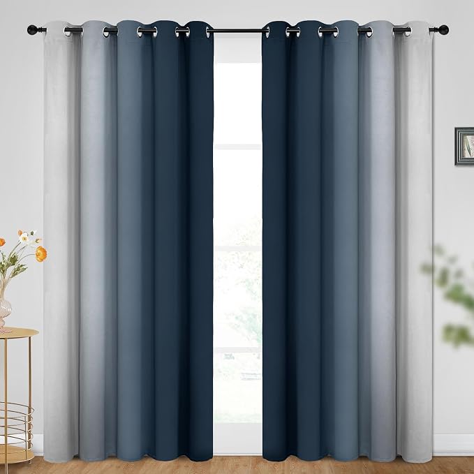 SimpleHome Ombre Room Darkening Curtains - Image 2