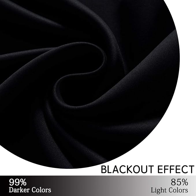 Yakamok Functional Thermal Insulated Eyelet Top Room Darkening Curtain Panels - Image 3