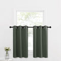 NICETOWN Valances and Tiers for Bathroom, Kitchen Farmhouse Style Short Curtain by NICETOWN