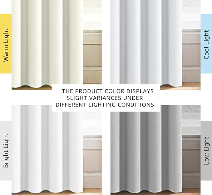 H.VERSAILTEX White Curtain 84 inches Long - Image 3