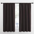 NICETOWN Kitchen Curtains, Short Blackout Curtains & Drapes, Toffee Brown by NICETOWN