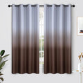 SimpleHome Ombre Curtains 52 x 63 Inch by SimpleHome