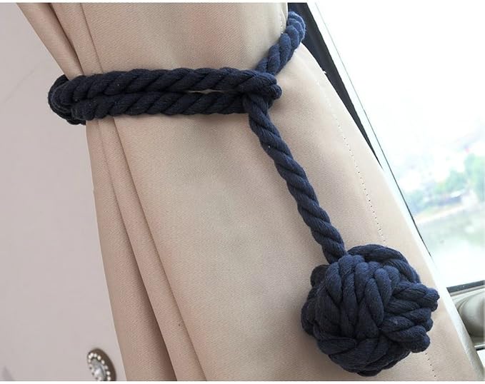 Melaluxe 2 Pack Curtain Tiebacks - Image 5
