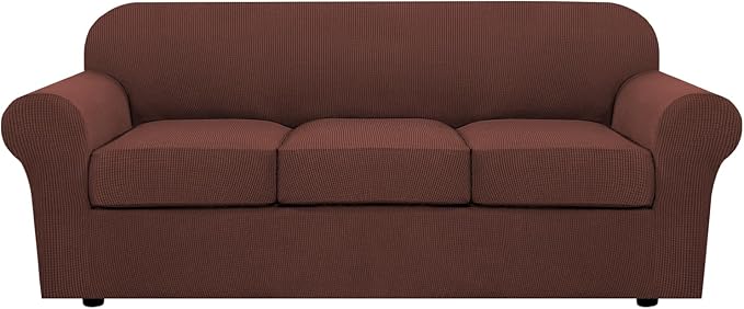 H.VERSAILTEX 4 Piece Stretch Sofa Covers by HVERSAILTEX