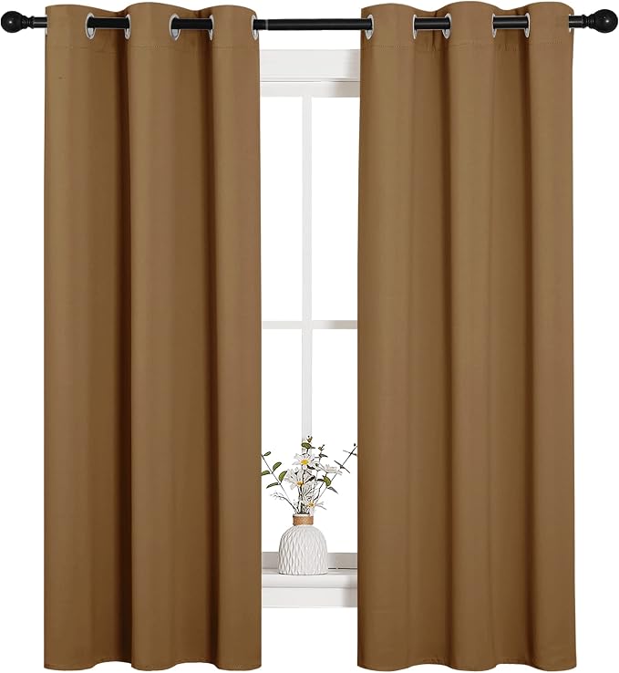 NICETOWN Sleek Blackout Curtains 63 inches Length - Image 2