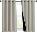 NICETOWN 100% Blackout Curtains 54 inches Long, Double-Deck Completely Blackout by NICETOWN