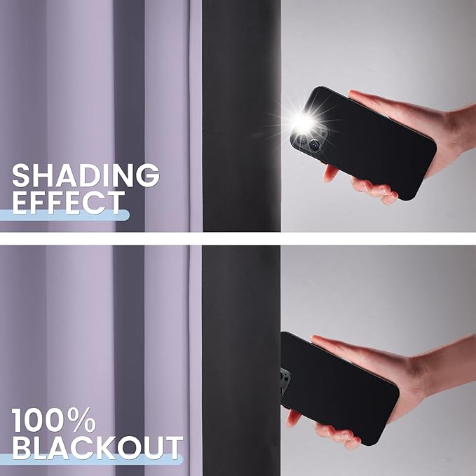 SimpleHome 100% Blackout Curtains - Image 3