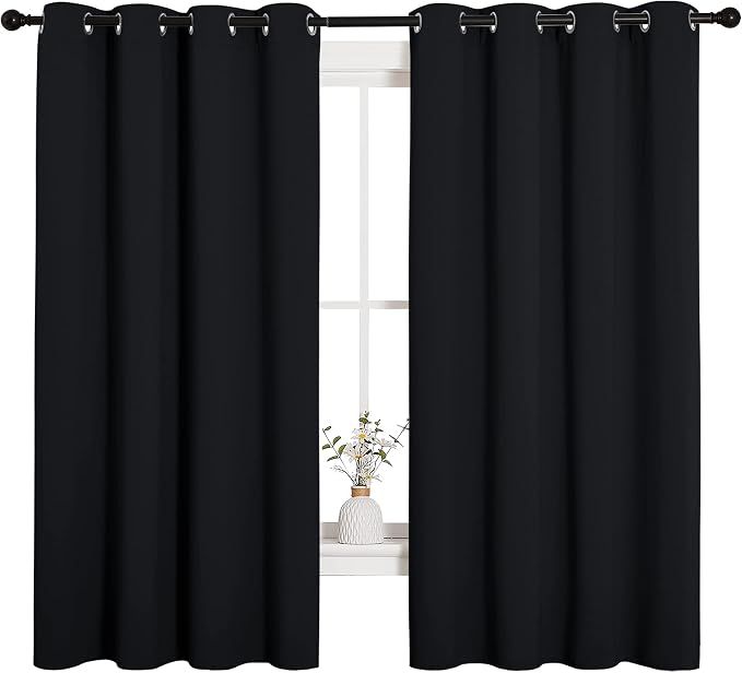 NICETOWN Bathroom Blackout Curtains and Drapes by NICETOWN