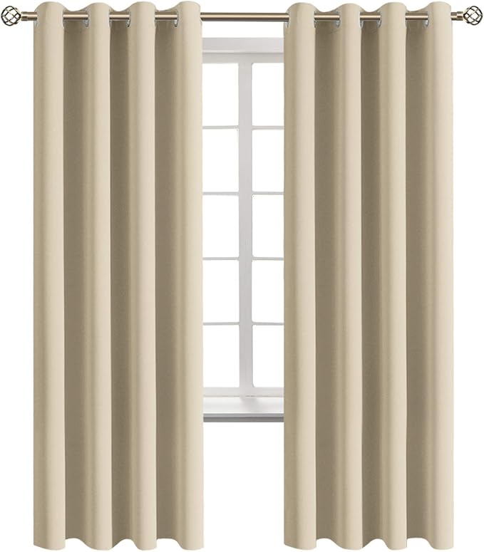 BGment Room Darkening Curtains 72 Inches Long by BGment