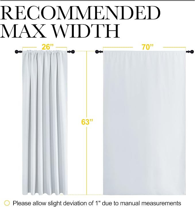 NICETOWN Bedroom Window Curtain Panels - Image 7