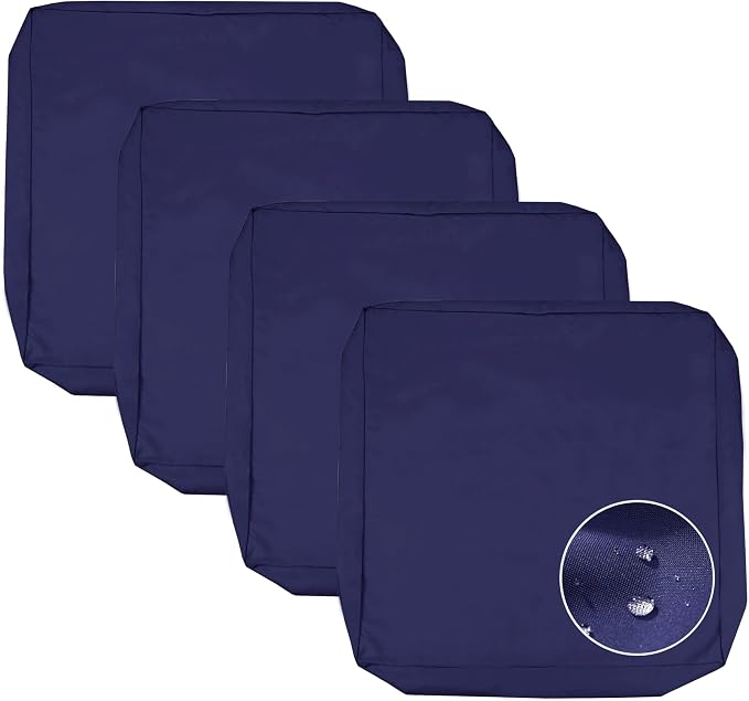 Sqodok Patio Cushion Cover 24x24 inch, Outdoor Seat Cushion Slip Cover by Sqodok