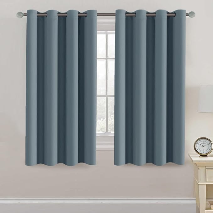 H.VERSAILTEX Blackout Thermal Insulated Curtains 63 Inche Length Light Blocking by HVERSAILTEX