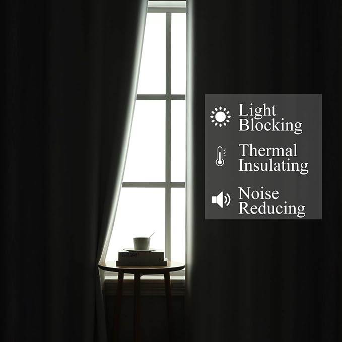 Estelar Textiler Lilac and Greyish White Blackout Curtains & Drapes - Image 3