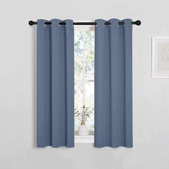 NICETOWN Thermal Insulated Curtains Blackout Draperies, Window Treatment Solid by NICETOWN