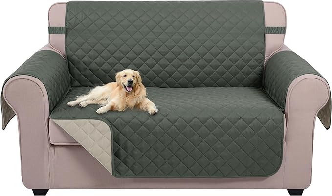 U-NICE HOME Loveseat Sofa Cover Reversible Couch Covers by U-NICEHOME
