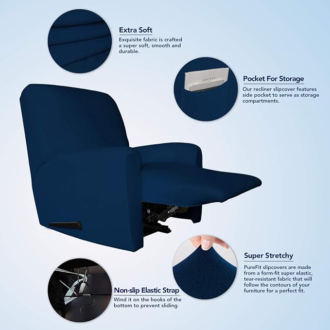PureFit Super Stretch Chair Sofa Slipcover - Image 3