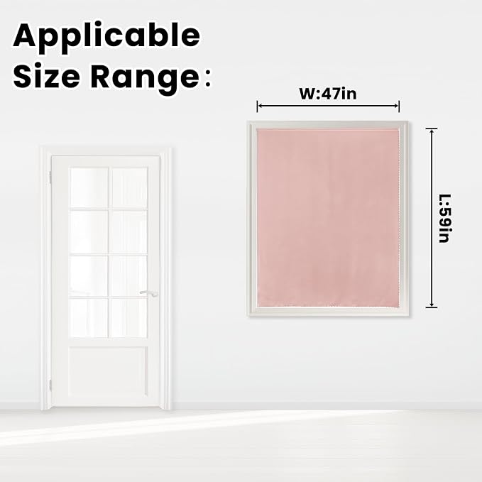 Self Adhesive Blackout Curtains- Stick on Curtains Shades Window Blinds - Image 7