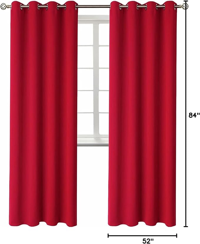 BGment Christmas Room Darkening Curtains 84 Inches Long - Image 9