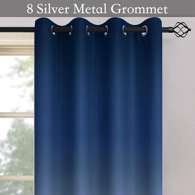 SimpleHome Ombre Room Darkening Curtains - Image 2