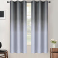 SimpleHome Ombre Room Darkening Curtains 63 inch Long by SimpleHome