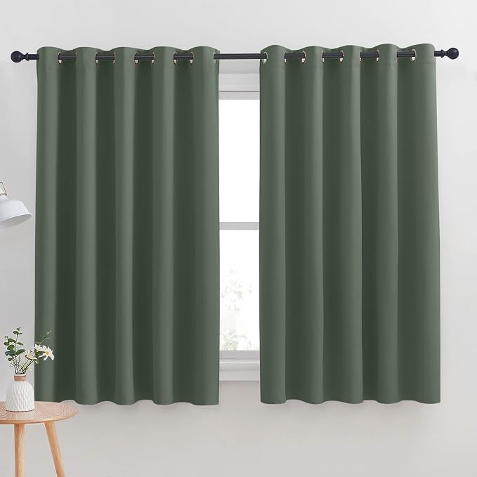 NICETOWN Thermal Insulated Dark Mallard Blackout Curtains by NICETOWN