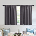 RYB HOME Blackout Privacy Bathroom Window Curtains, Short Thermal Insulated by RYBHOME