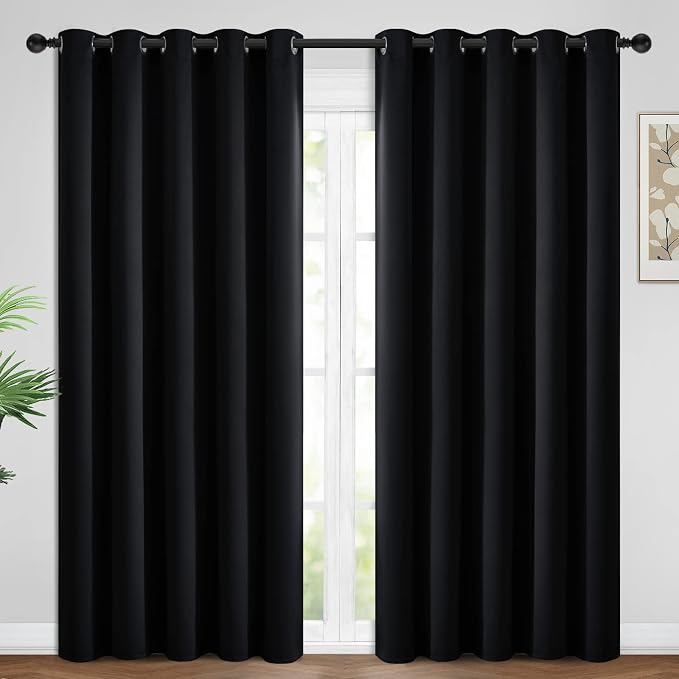 Yakamok 84 Inch Length Blackout Curtains by Yakamok