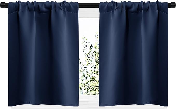 NICETOWN RV Blackout Curtains for Camper Windows, Kitchen Curtains, Short - Image 2