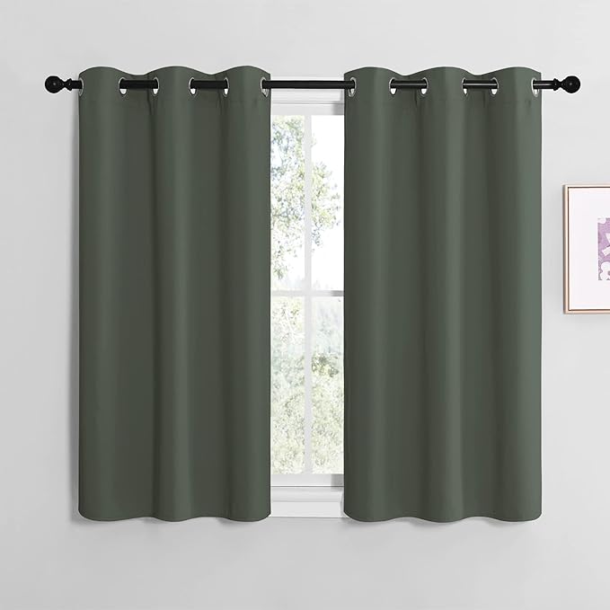 NICETOWN Modern Blackout Short Curtains, Thermal Insulated and Privacy Room by NICETOWN