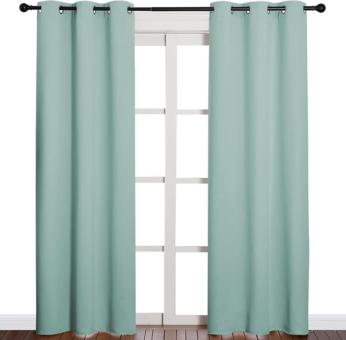 NICETOWN Thermal Insulated Solid Grommet Blackout Curtains/Drape - Image 2
