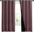 NICETOWN Bedroom Full Blackout Room Warming Curtain Panels, Super Thick by NICETOWN