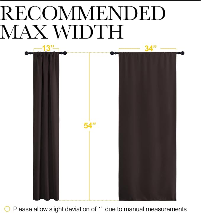 NICETOWN Kitchen Curtains Thermal Insulated Curtains & Drapes, Small Window - Image 7