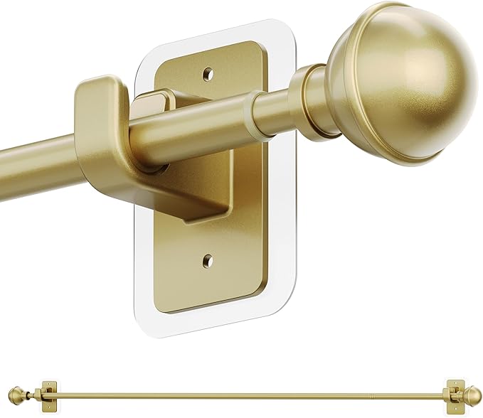 ENJOYBASICS No Drill Curtain Rods by ENJOYBASICS
