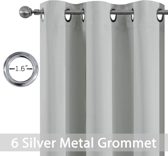 Yakamok 63 Inch Length Blackout Curtains - Image 2