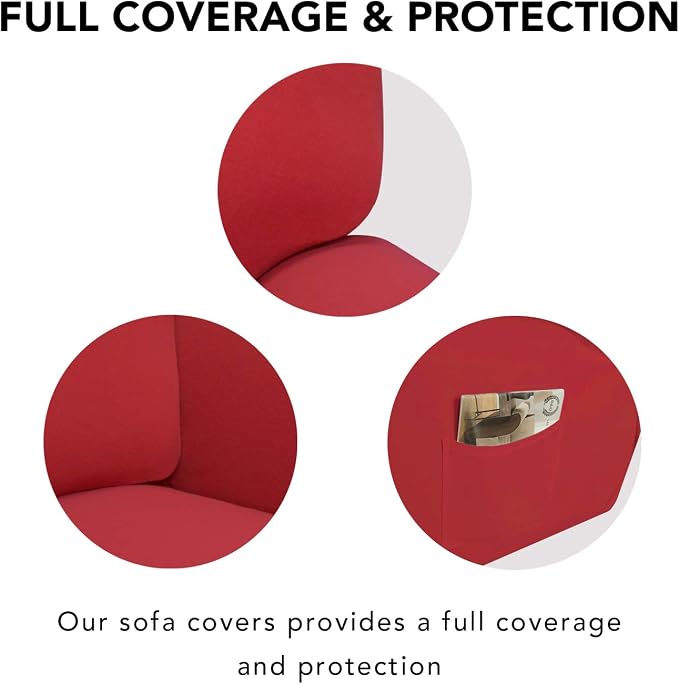 PureFit Super Stretch Chair Sofa Slipcover – Spandex Non Slip Soft Couch Sofa - Image 3
