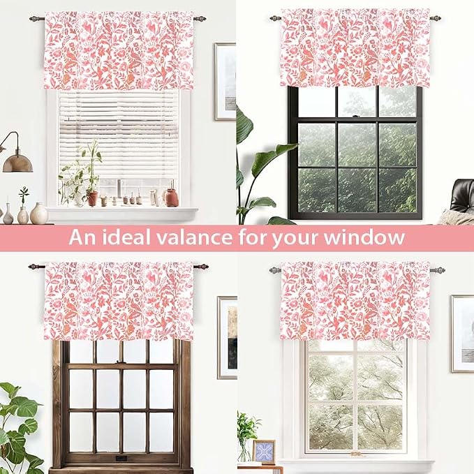 DriftAway Julia Lined Valance Double Layer Thermal Insulated Room Darkening - Image 8