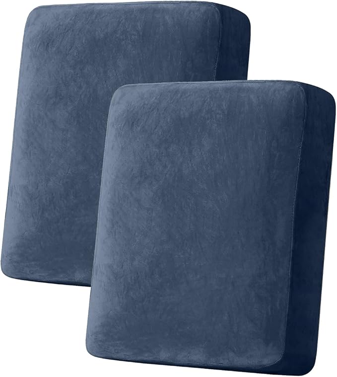 Couch Cover Stretch Velvet Sofa Cushion Cover 2-Piece by Taque