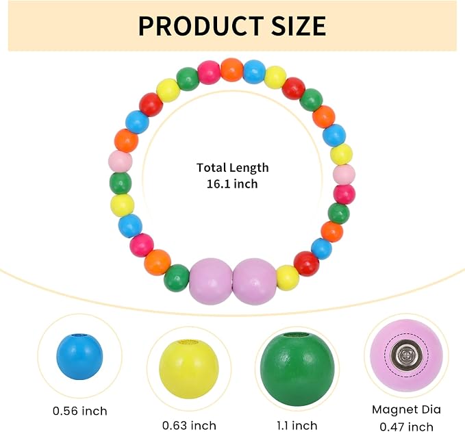 KLOGTSIND Magnetic Curtain Tiebacks, 4 Pack Curtain Holdbacks - Image 3