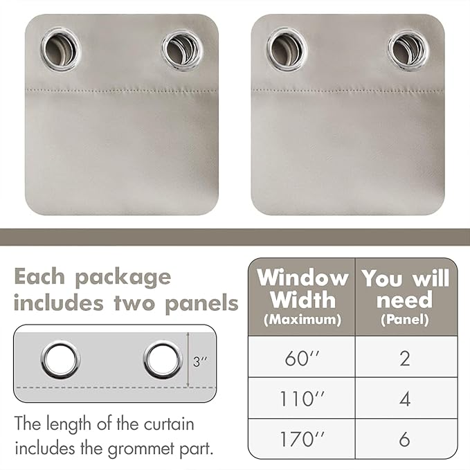 MIULEE Blackout Curtains 96 Inches Long - Image 6