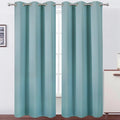 LEMOMO Stone Blue Thermal Blackout Curtains/42 x 95 Inch/Set of 2 Panels Room by Lemomo