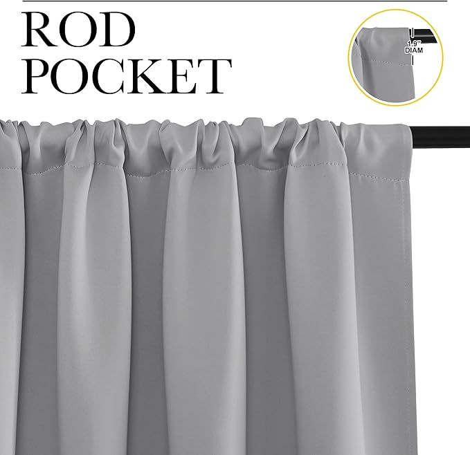 NICETOWN RV Blackout Curtains for Camper Windows, Short Room Darkening Home - Image 3