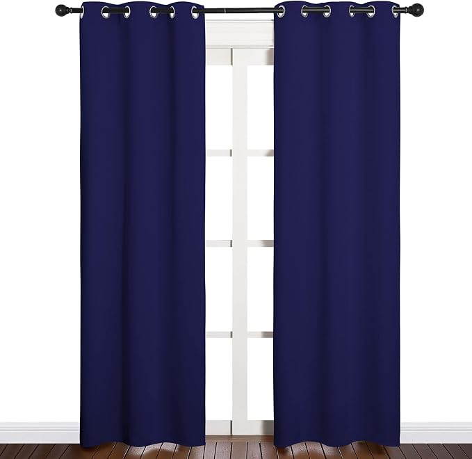 NICETOWN Blackout Curtain Panels, Window Treatment Energy Saving Thermal by NICETOWN
