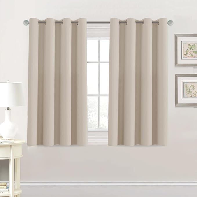 H.VERSAILTEX Blackout Curtain for Living Room Small Window Kitchen Blackout by HVERSAILTEX
