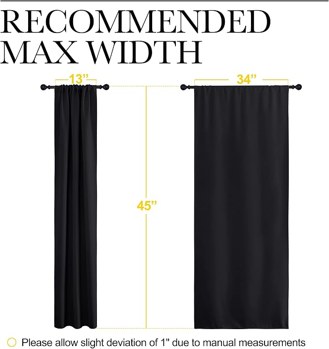 NICETOWN Black Out Curtain Panels - Image 7