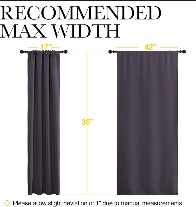 NICETOWN RV Blackout Curtains for Camper Windows, Kitchen Curtains, Short - Image 5