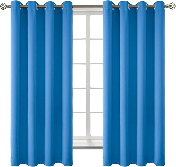 BGment Room Darkening Curtains 63 Inches Long by BGment