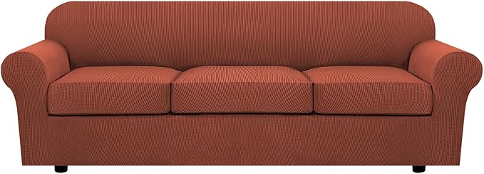 H.VERSAILTEX 4 Piece Stretch Sofa Covers by HVERSAILTEX