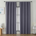 Simplebrand Greyish Purple Blackout Curtains by Simplebrand