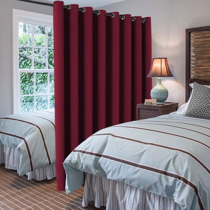 H.VERSAILTEX Blackout Patio Curtains 100 x 108 Inches - Image 2